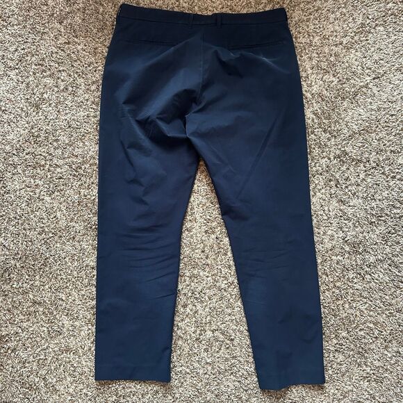 J Crew Thompson Flex Stretch Pants Mens 36x30 Blue Performance Chino Flat Front - Picture 3 of 8